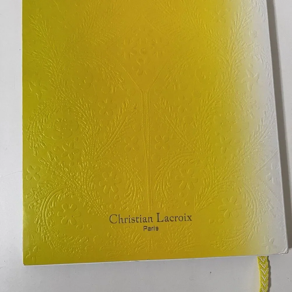 Christian Lacroix Premium Quality B5 Stylish Yellow Ombre Paseo Notebook 7 x 10